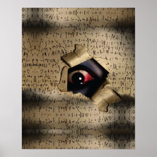 Creepy Eyes V02 Poster (Voorkant)