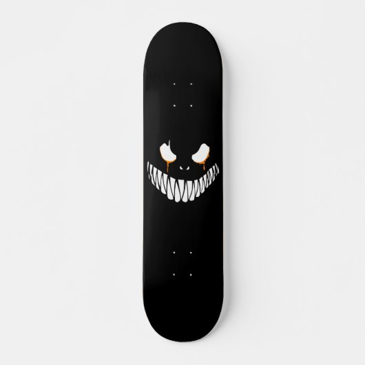 Creepy face persoonlijk skateboard (Voorkant)