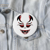 Creepy Face Ronde Button 4,0 Cm (In situ)