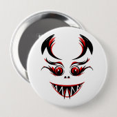 Creepy Face Ronde Button 4,0 Cm (Voorkant /achterkant)