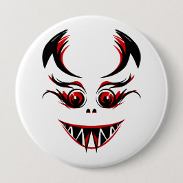 Creepy Face Ronde Button 4,0 Cm