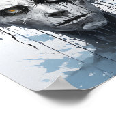 Creepy Fantasy Halloween Monster Zombie Poster (Hoek)