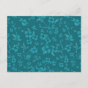 Creepy Flowers Patroon 2 Briefkaart
