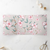 Creepy Flowers Patroon 6 Drieluik Wenskaart (Binnen)