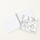 Creepy Flowers Patroon 7 Notitieboek (Binnen)