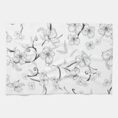 Creepy Flowers Patroon 7 Theedoek (Horizontaal)