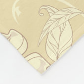 Creepy Flowers Patroon 8 Fleece Deken (Hoek)