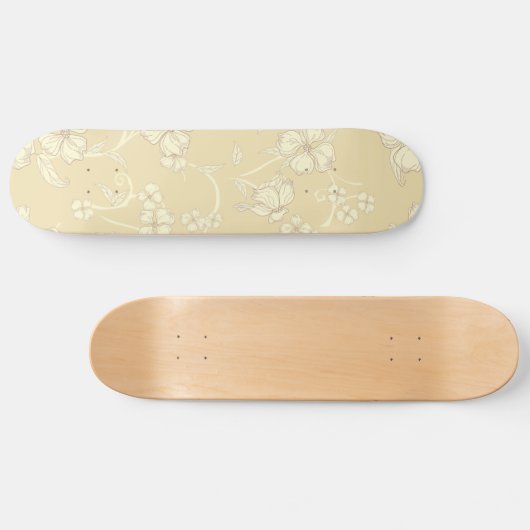 Creepy Flowers Patroon 8 Persoonlijk Skateboard (Horizontaal)