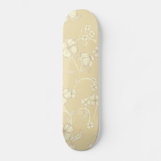 Creepy Flowers Patroon 8 Persoonlijk Skateboard (Voorkant)
