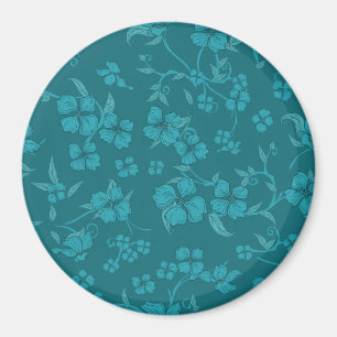 Creepy Flowers Patroon 9 Magneet