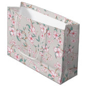 Creepy Flowers Patroon Groot Cadeauzakje (Voorkant Gekanteld)