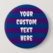 Creepy Font Gepersonaliseerde Pin-On Button (Voorkant)