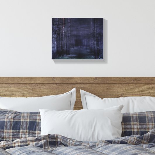 Creepy Forest Canvas Afdruk (Insitu (Slaapkamer))