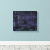 Creepy Forest Canvas Afdruk (Insitu (Houten vloer))