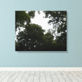 Creepy Forest Canvas Print (Insitu (Houten vloer))
