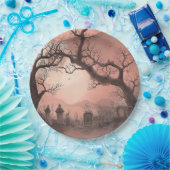 Creepy Forest Halloween Papieren Bordje (Feest)