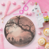 Creepy Forest Halloween Papieren Bordje (Feest)