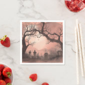 Creepy Forest Halloween Servet (Insitu)