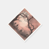 Creepy Forest Halloween Servet (Hoek)