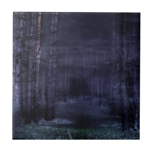 Creepy Forest Tegeltje (Voorkant)