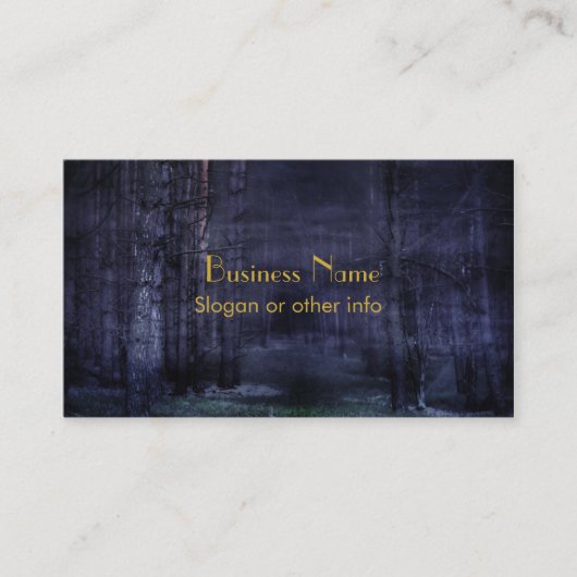 Creepy Forest Visitekaartje (Voorkant)