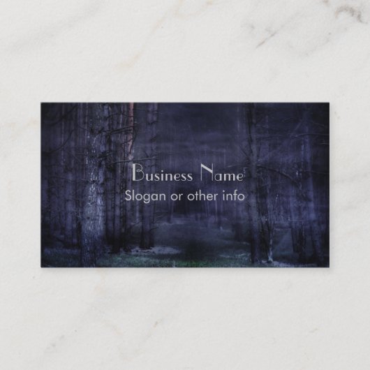 Creepy Forest Visitekaartje (Voorkant)