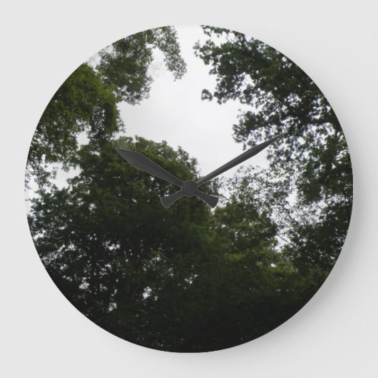 Creepy Forest Wall Clock Grote Klok (Voorkant)