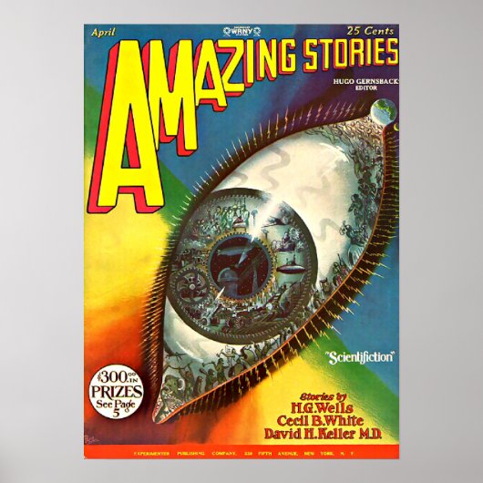 Creepy Future Science Fiction Poster (Voorkant)