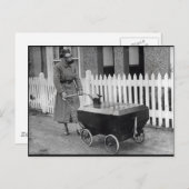 Creepy Gasmask-oorlogsfoto Briefkaart (Voorkant / Achterkant)