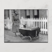 Creepy Gasmask-oorlogsfoto Briefkaart (Voorkant)