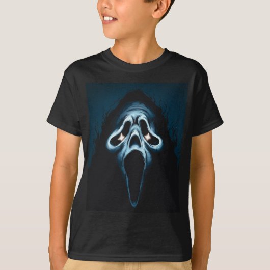 Creepy Ghost Face T-shirt (Voorkant)