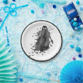 Creepy Ghost Halloween Paper-Bord Papieren Bordje (Feest)