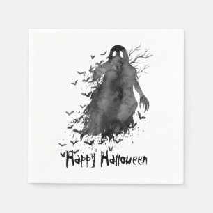 Creepy Ghost Halloween Papier Servetten
