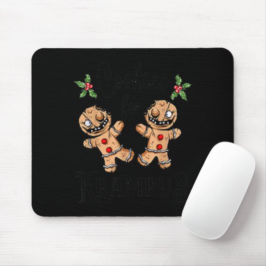 Creepy Gingerbread Cookies For Krampus Xmas Goth H Muismat (Met muis)