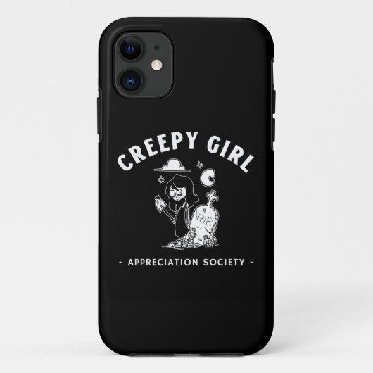 Creepy Girls Appreciation Society - Gothic Meisje  Case-Mate iPhone Case (Achterkant)