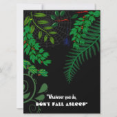 Creepy Gory Green Foliage Dark Night Halloween Fun (Voorkant)