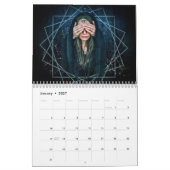 Creepy Gothic Afbeeldingen 2025 Kalender (Jan 2027)