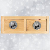 Creepy Gothic Bee Skull Wings Insect Keramische Knop