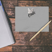 Creepy Gothic Bee Skull Wings Insect Post-it® Notes