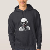 Creepy Gothic Deformed Skeleton Zombie Monster Hoodie (Voorkant)
