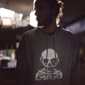 Creepy Gothic Deformed Skeleton Zombie Monster Hoodie