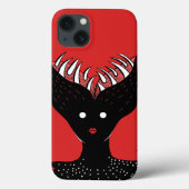 Creepy gothic demon girl horror Case-Mate iPhone case (Achterkant)