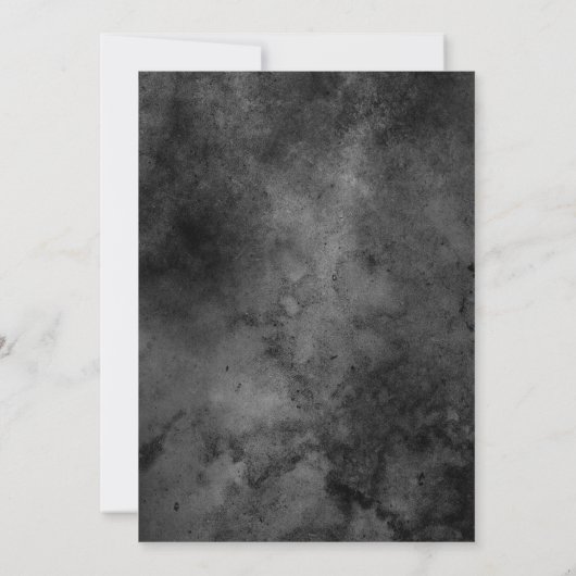 Creepy Gothic Doll Spooky AF Halloween Party Kaart (Achterkant)