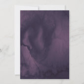 Creepy Gothic Floral Spiderweb Handfasting Kaart (Achterkant)