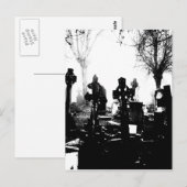 Creepy Gothic Graveyard Briefkaart (Voorkant / Achterkant)