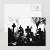 Creepy Gothic Graveyard Briefkaart (Voorkant / Achterkant)