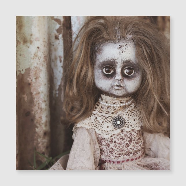 Creepy Gothic Porcelain Doll Victoriaans Gothic (Voorkant)