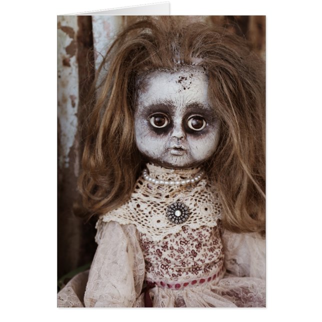 Creepy Gothic Porcelain Doll Victoriaans Gothic (Voorkant)