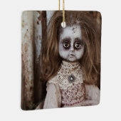 Creepy Gothic Porcelain Doll Victoriaans Gothic Keramisch Ornament (Rechts)