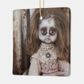 Creepy Gothic Porcelain Doll Victoriaans Gothic Keramisch Ornament (Links)